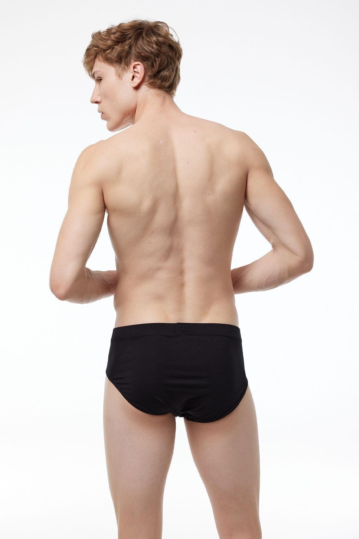 Erkek Siyah 2 Li Modal Slip Külot 053