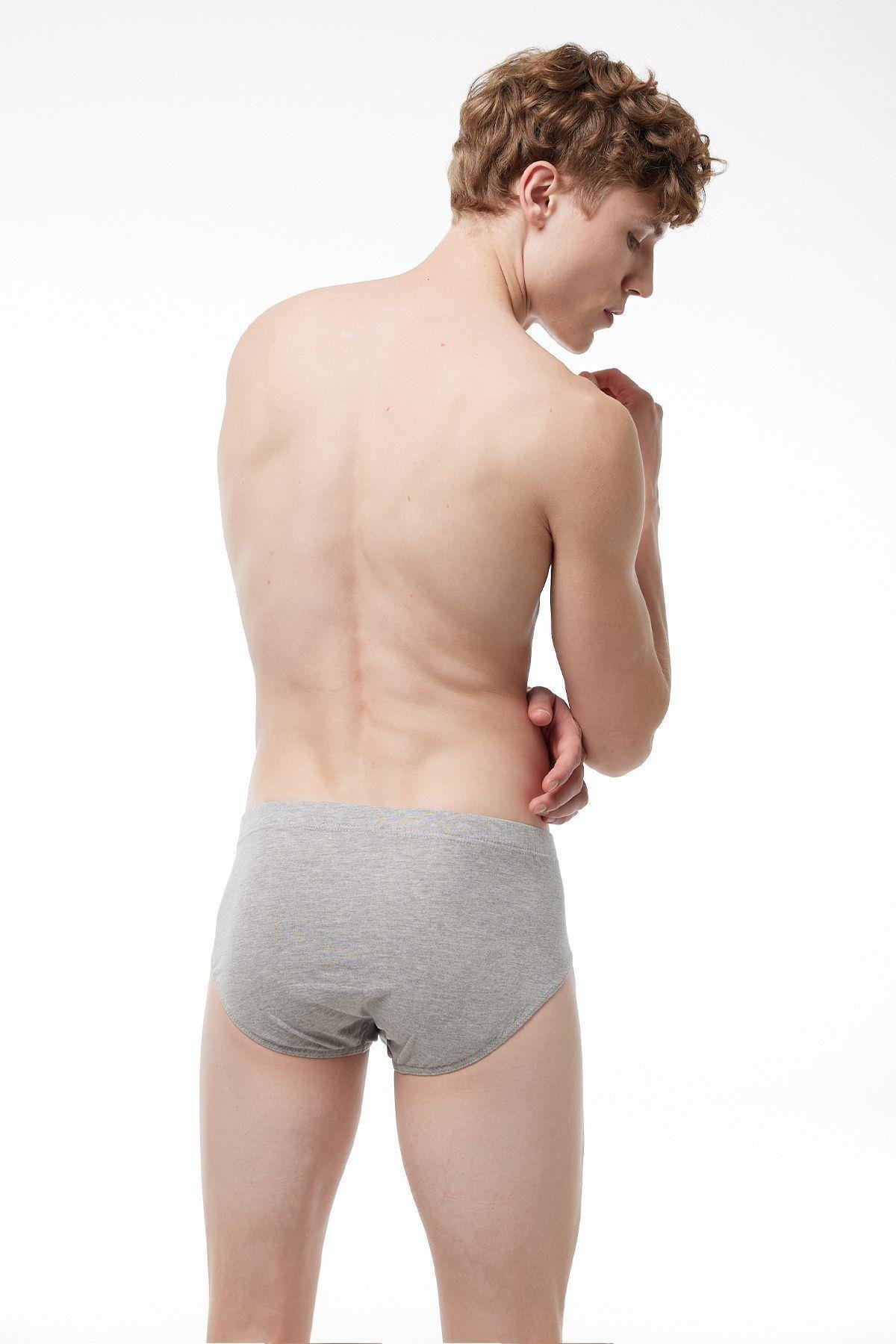 Erkek Siyah 2 Li Modal Slip Külot 053