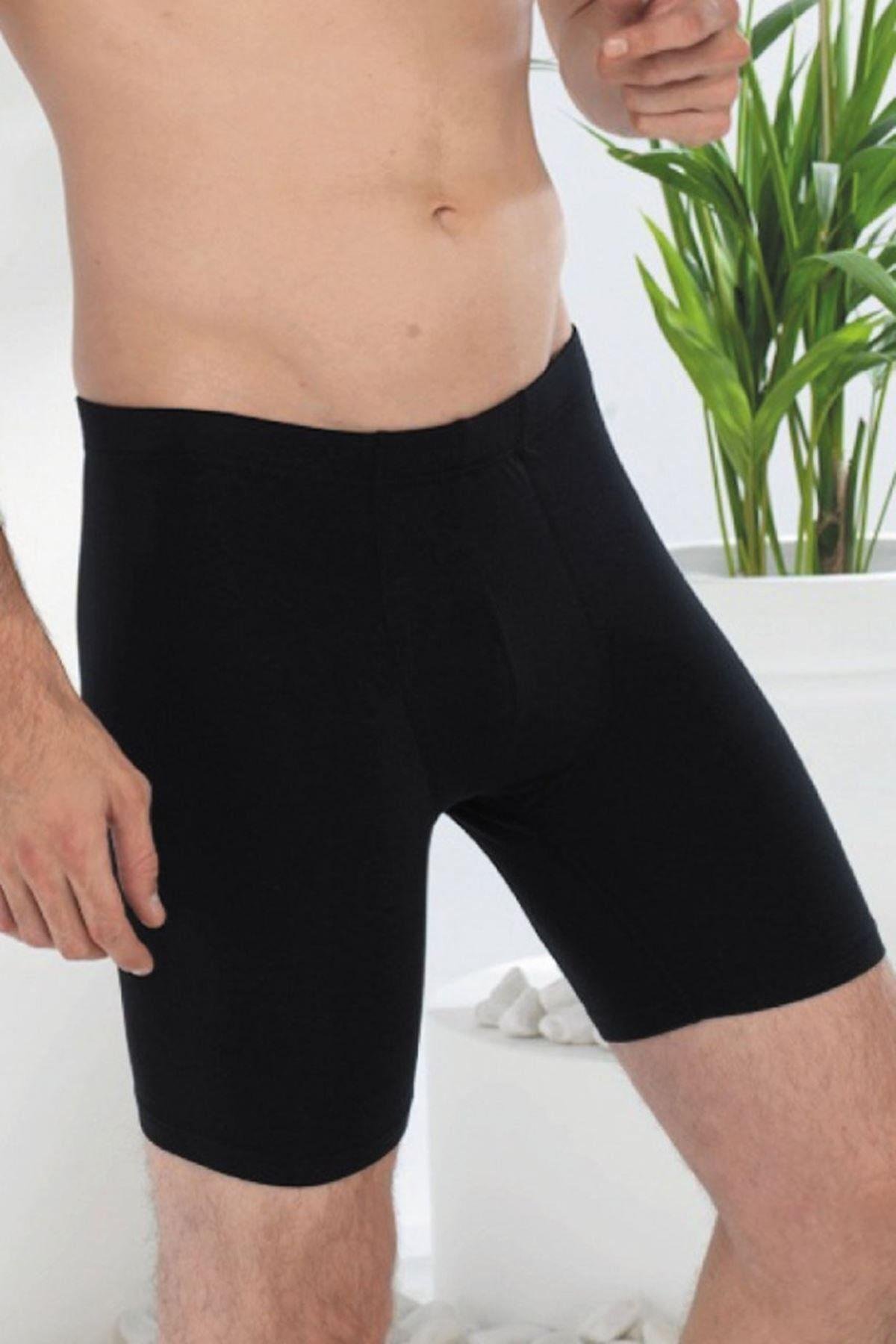 Gri Erkek Uzun Modal Boxer 018