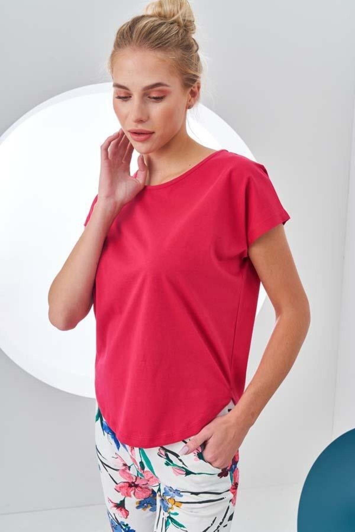 Kadın Kısa Kollu Pijama Takımı 24185