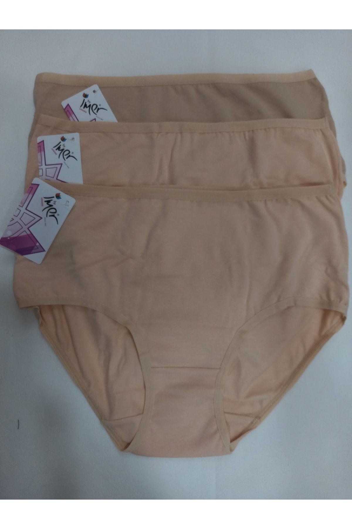 Kadın Modal Yüksek Bel 3lü Külot