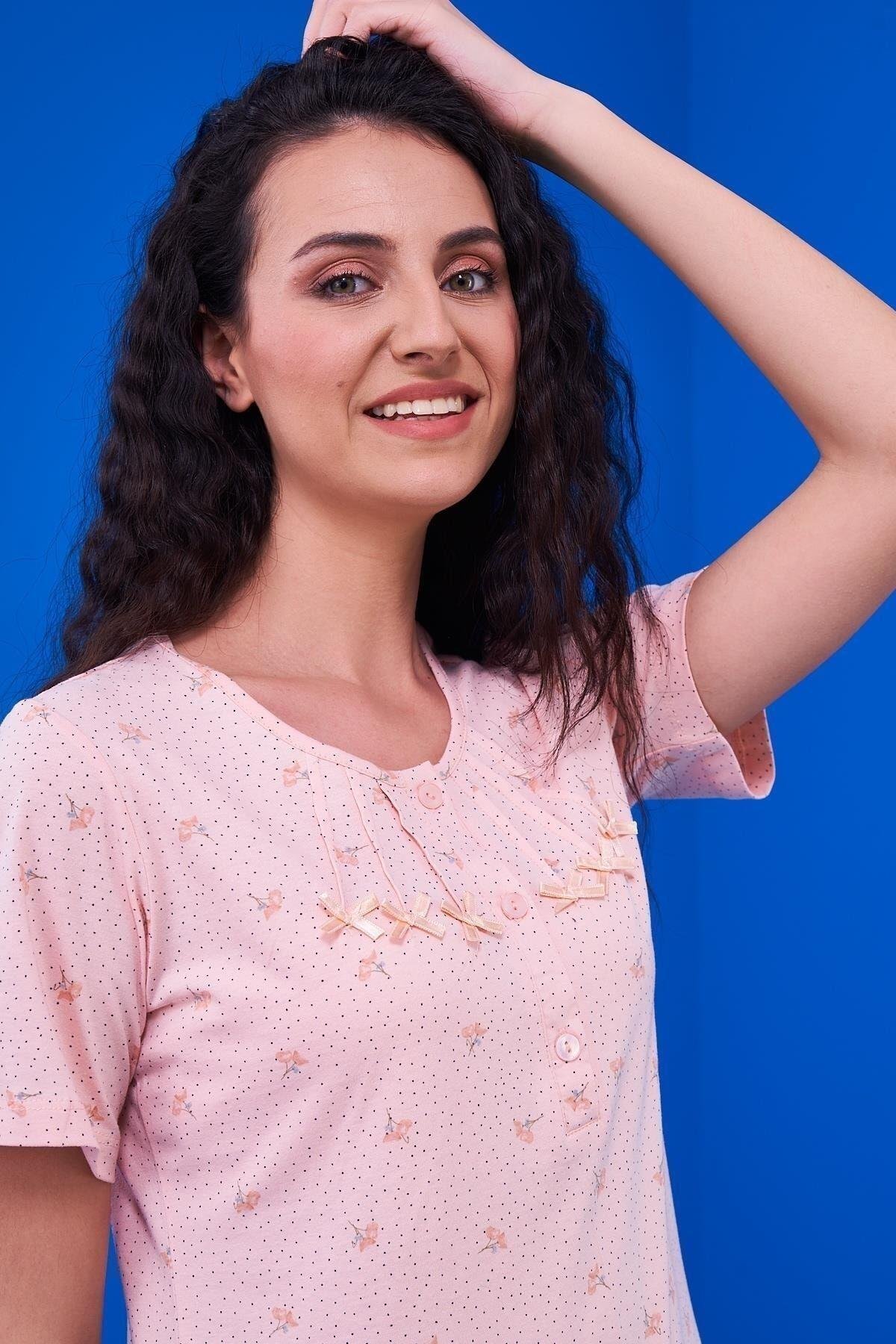 Kadın Pijama Takım 23171 - Pembe