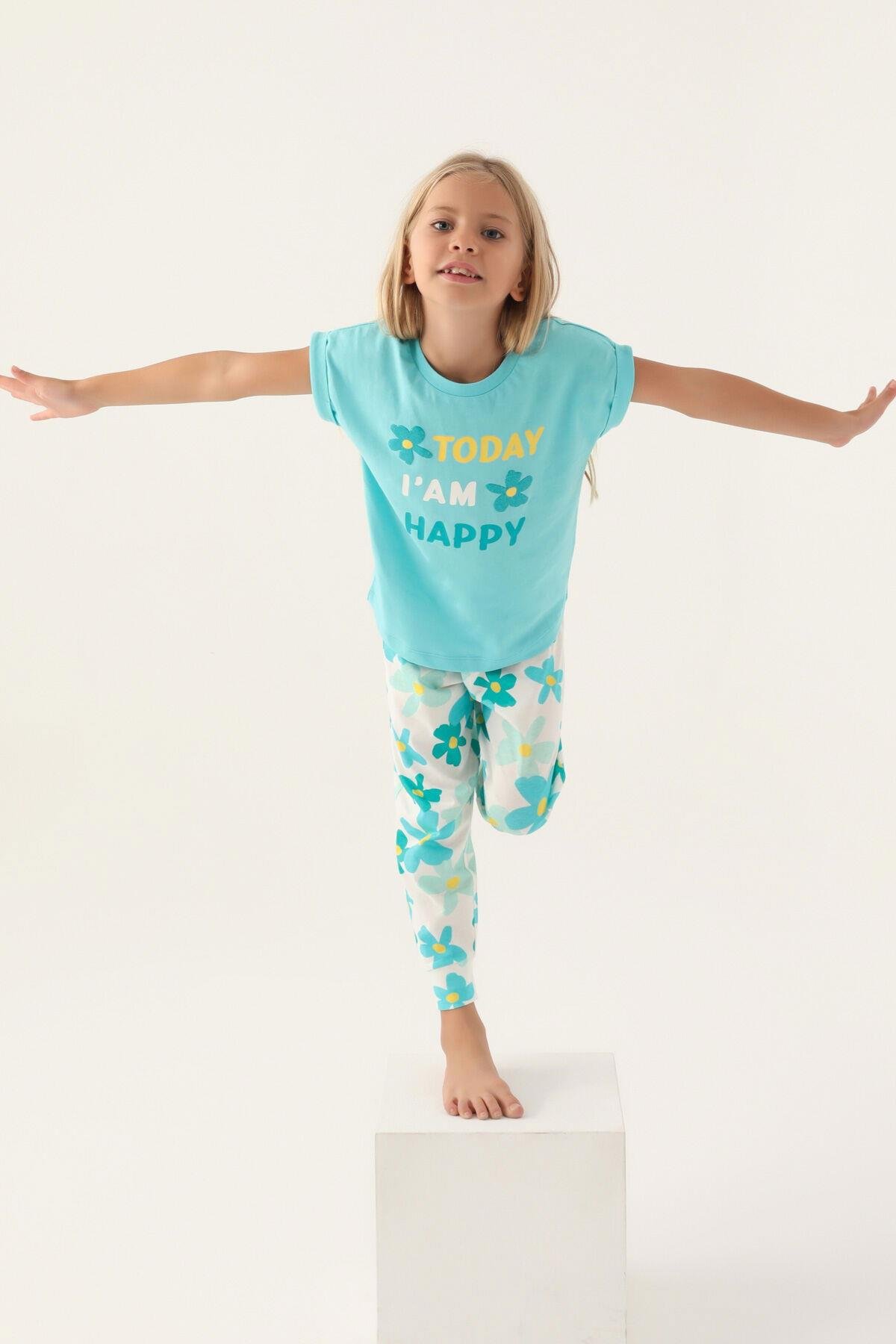 Kız Çocuk Pijama Takımı Garson Boy