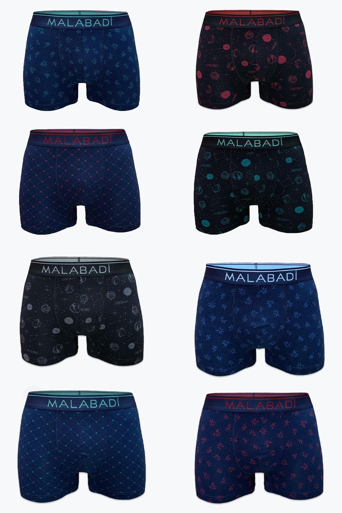 Malabadi Erkek Desenli Modal Boxer