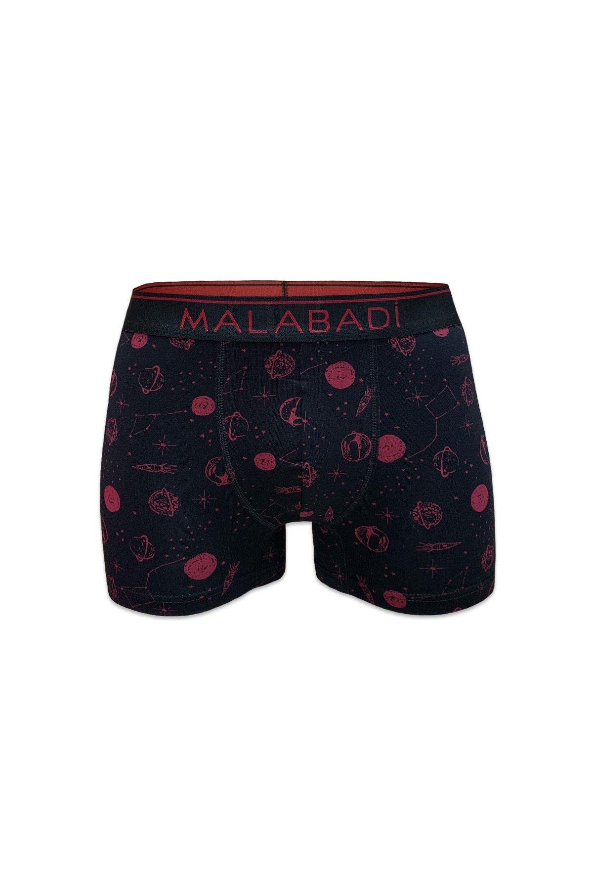Malabadi Erkek Desenli Modal Boxer