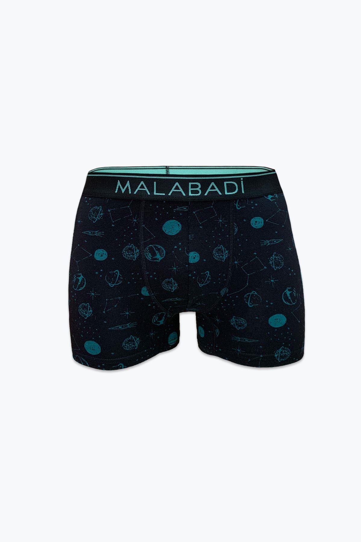 Malabadi Erkek Desenli Modal Boxer