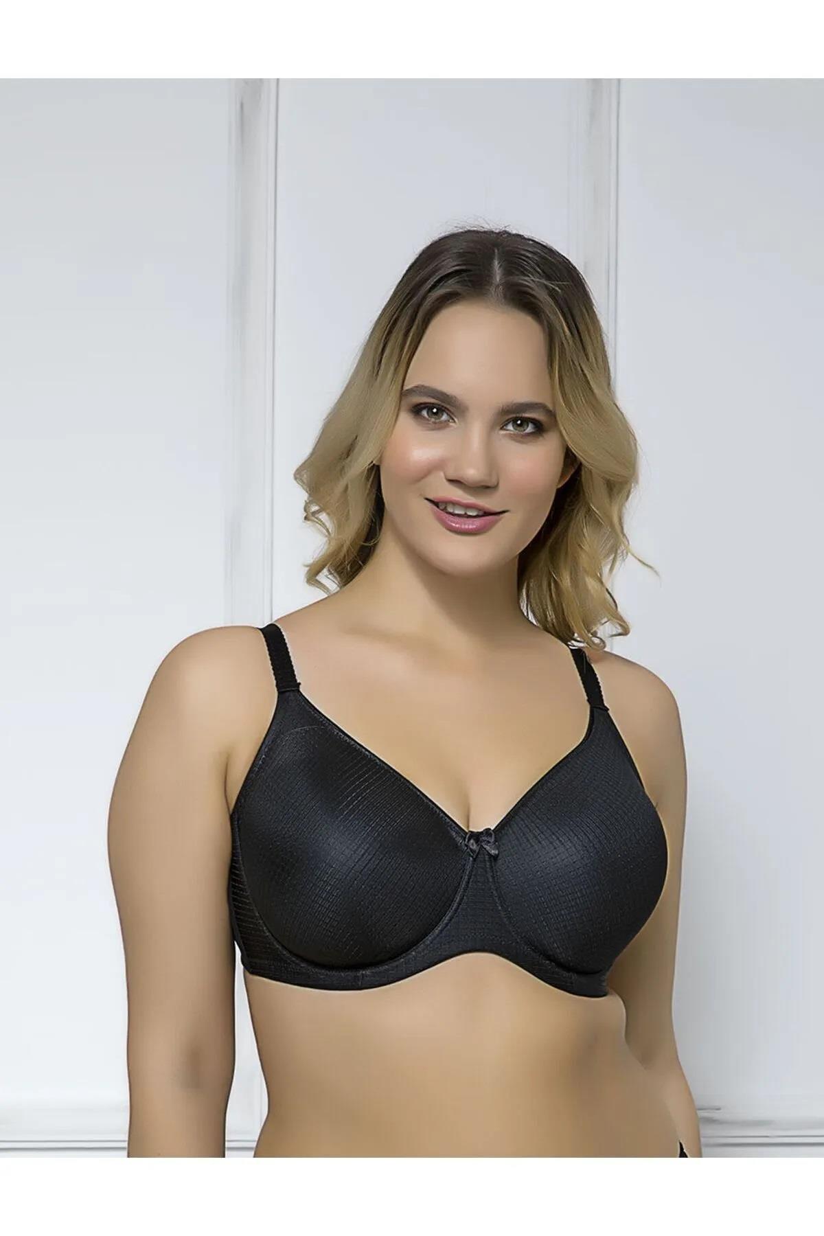 MOONLİGHT 2165 Siyah Süngersiz Balenli Toparlayıcı Sütyen