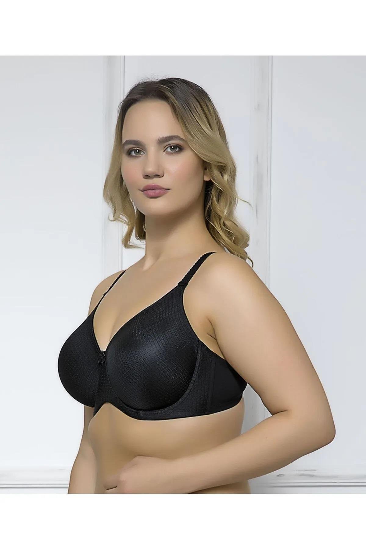 MOONLİGHT 2165 Siyah Süngersiz Balenli Toparlayıcı Sütyen