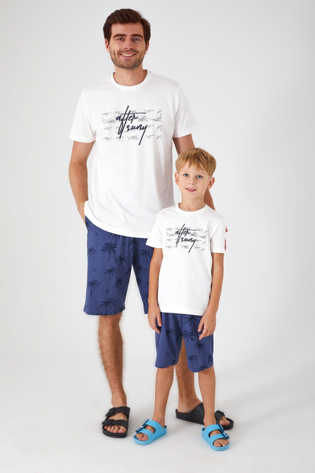 Rolypoly After Suny Krem Erkek Çocuk Bermuda Takım