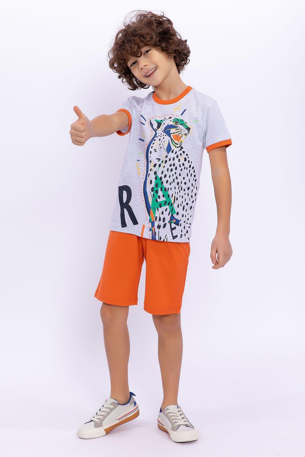 Rolypoly Rale Karmelanj Erkek Çocuk Bermuda Takım