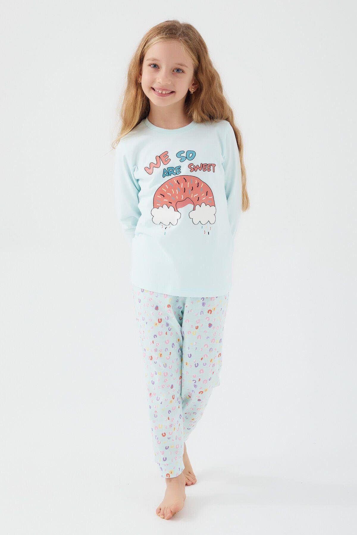 Rolypoly We So Sweet Aık Nil Kız Çocuk Pijama Takım