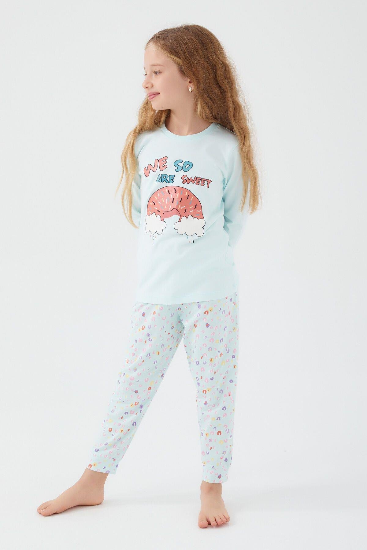 Rolypoly We So Sweet Aık Nil Kız Çocuk Pijama Takım