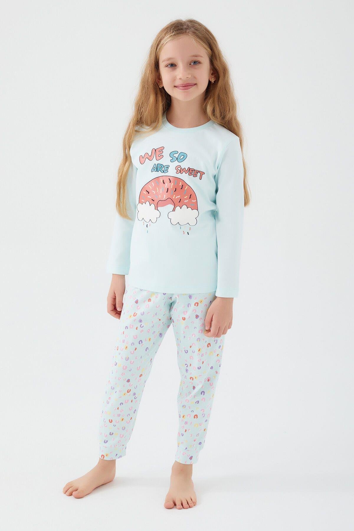 Rolypoly We So Sweet Aık Nil Kız Çocuk Pijama Takım