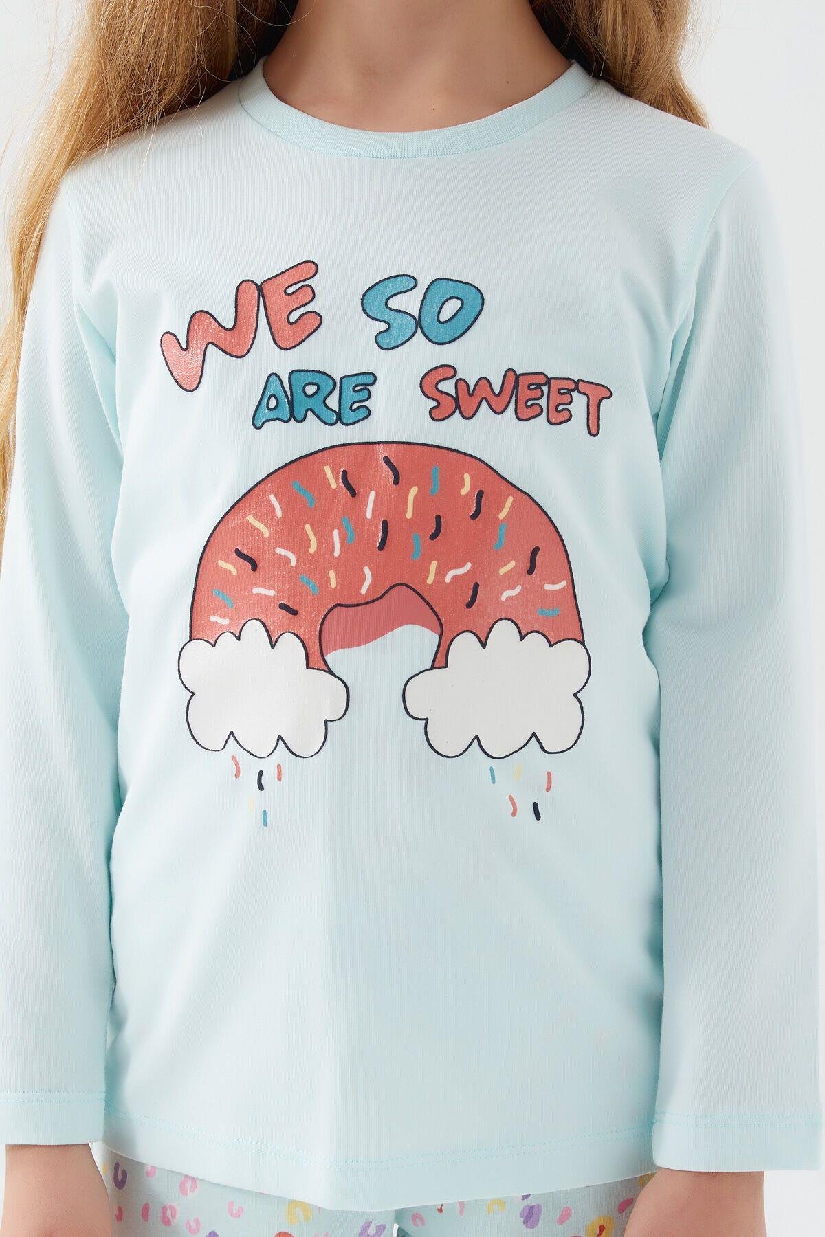 Rolypoly We So Sweet Aık Nil Kız Çocuk Pijama Takım