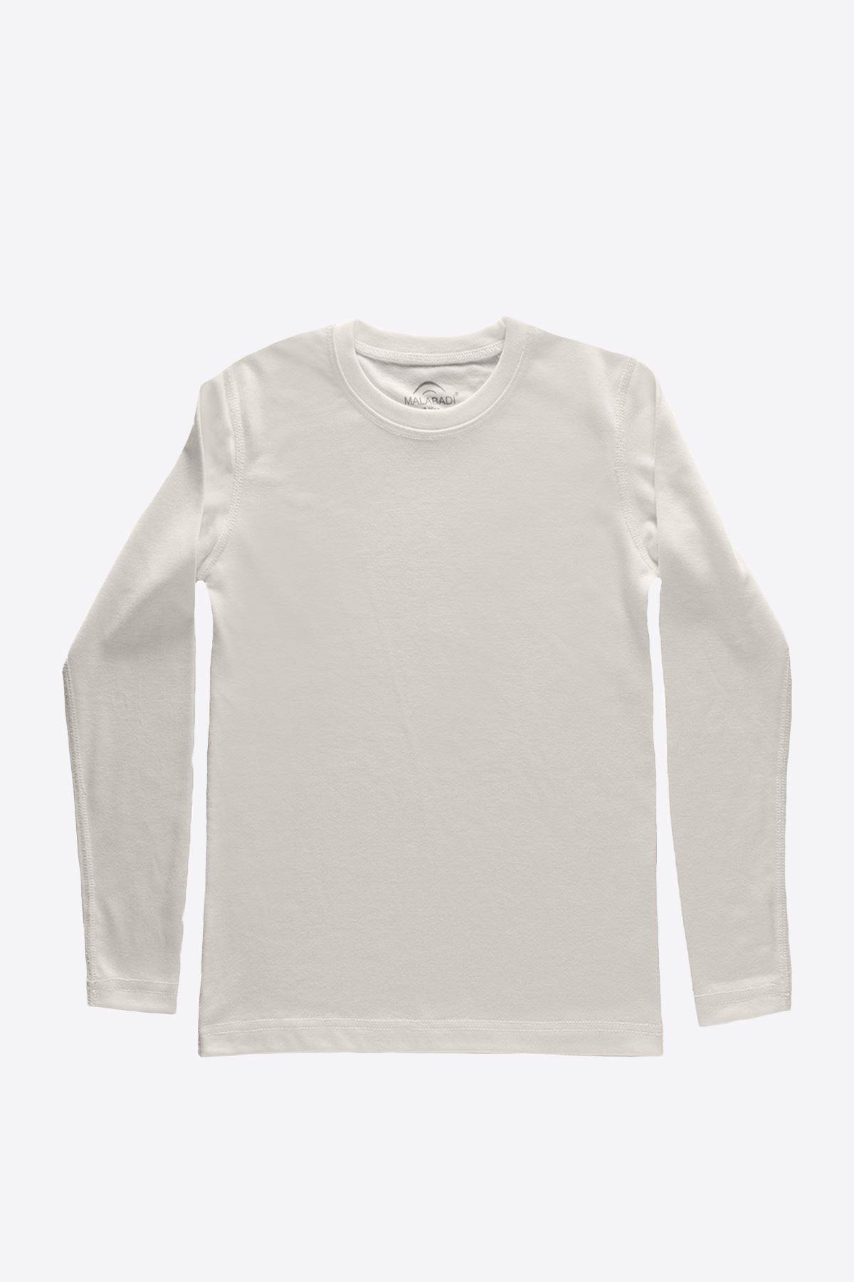 Unisex Çocuk Ekru Uzun Kollu Viloft Termal Üst Içlik 90405