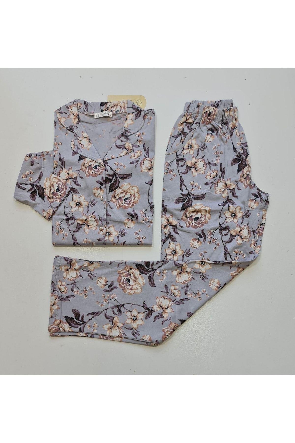 Uzun Kol Mevsimlik Kadın Pijama Takım