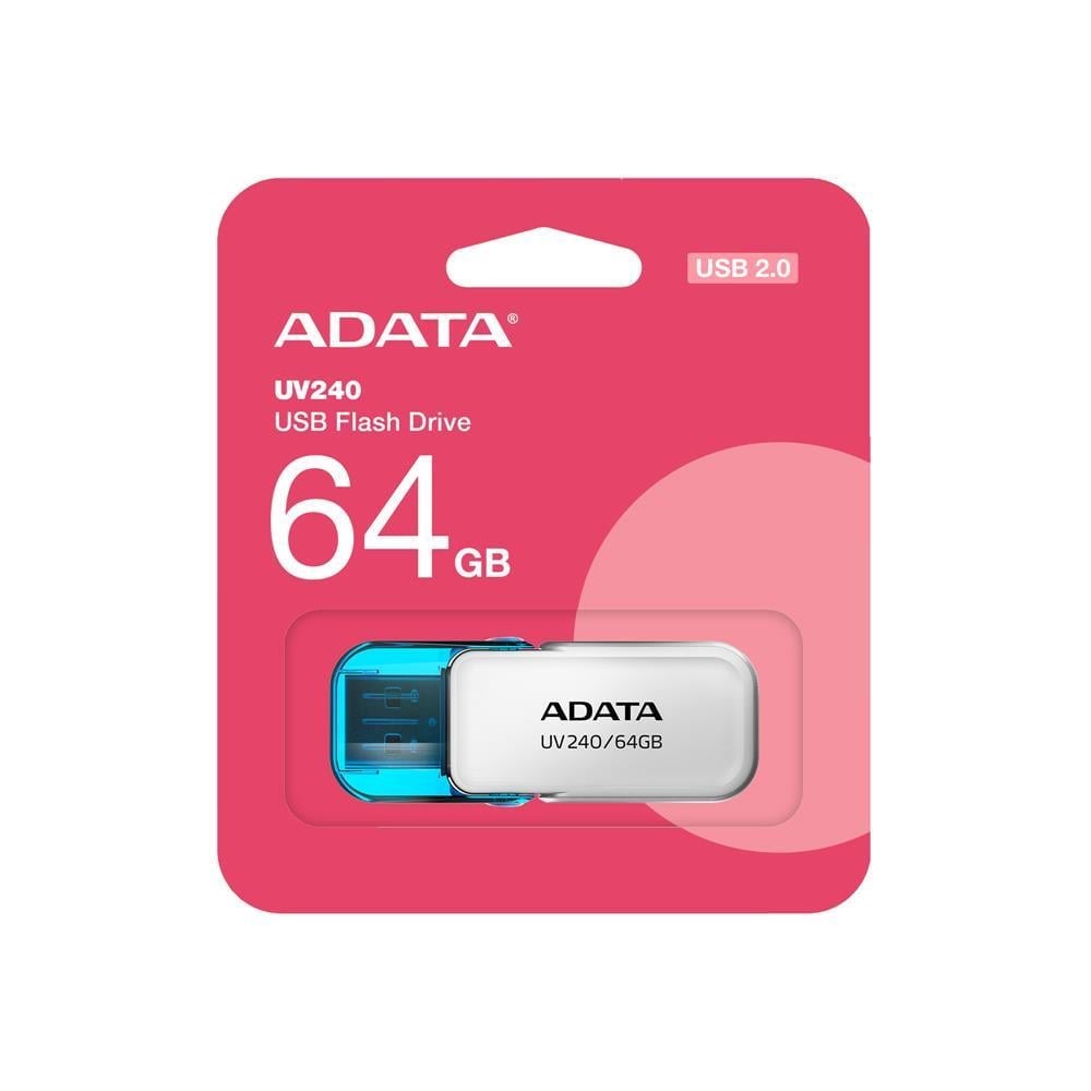 Adata AUV240-64G 64GB USB2.0 Beyaz Flash Bellek