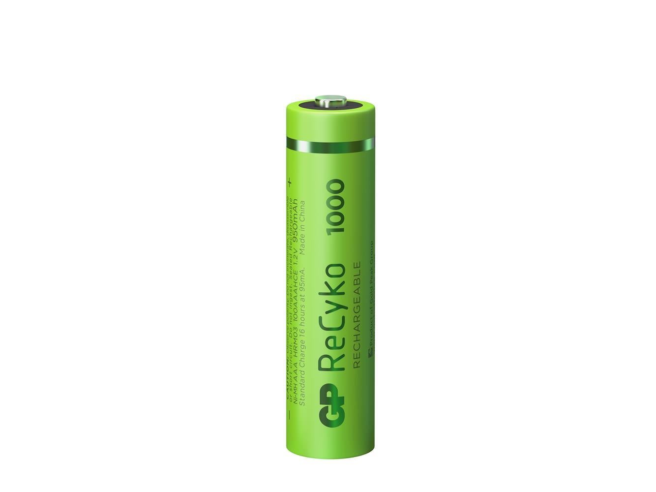 GP AAA 950 mAh Şarjlı İnce Kalem Pil 4'lü Paket GP100AAHCEMTR-4LÜ