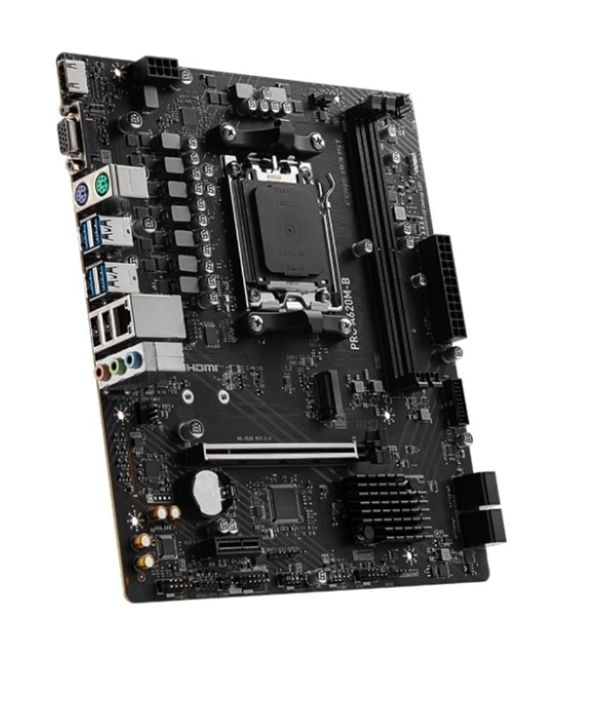 Msı Pro A620M-B AMD A620 AM5 Soket DDR5 6800(OC)MHz mATX Anakart