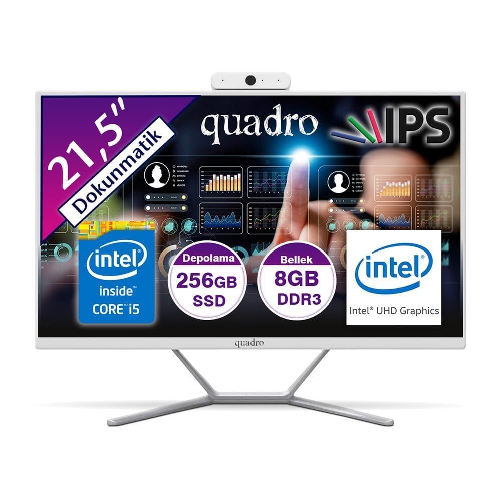 Quadro Stark Touch H8122-T45825 Ci5 4590S 3.0Ghz 8gb 256gb 21.5
