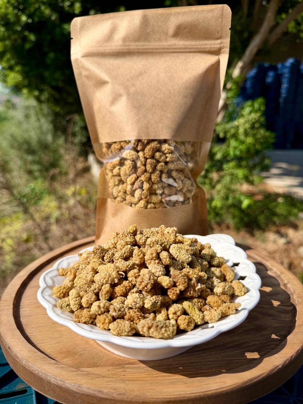 Doğal  Beyaz Dut Kurusu ( 400gr )