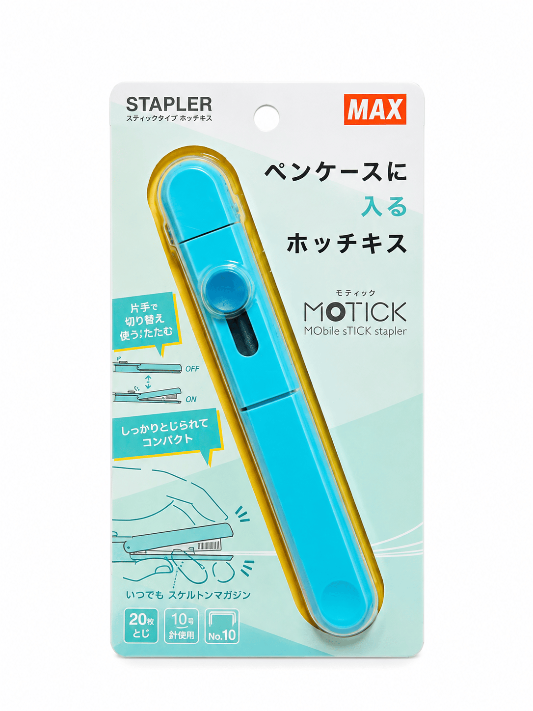  Max Stapler Motick Kalem Zımba Makinası