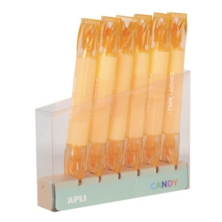 APLI Candy Çift Uçlu Fosforlu Turuncu Kalem