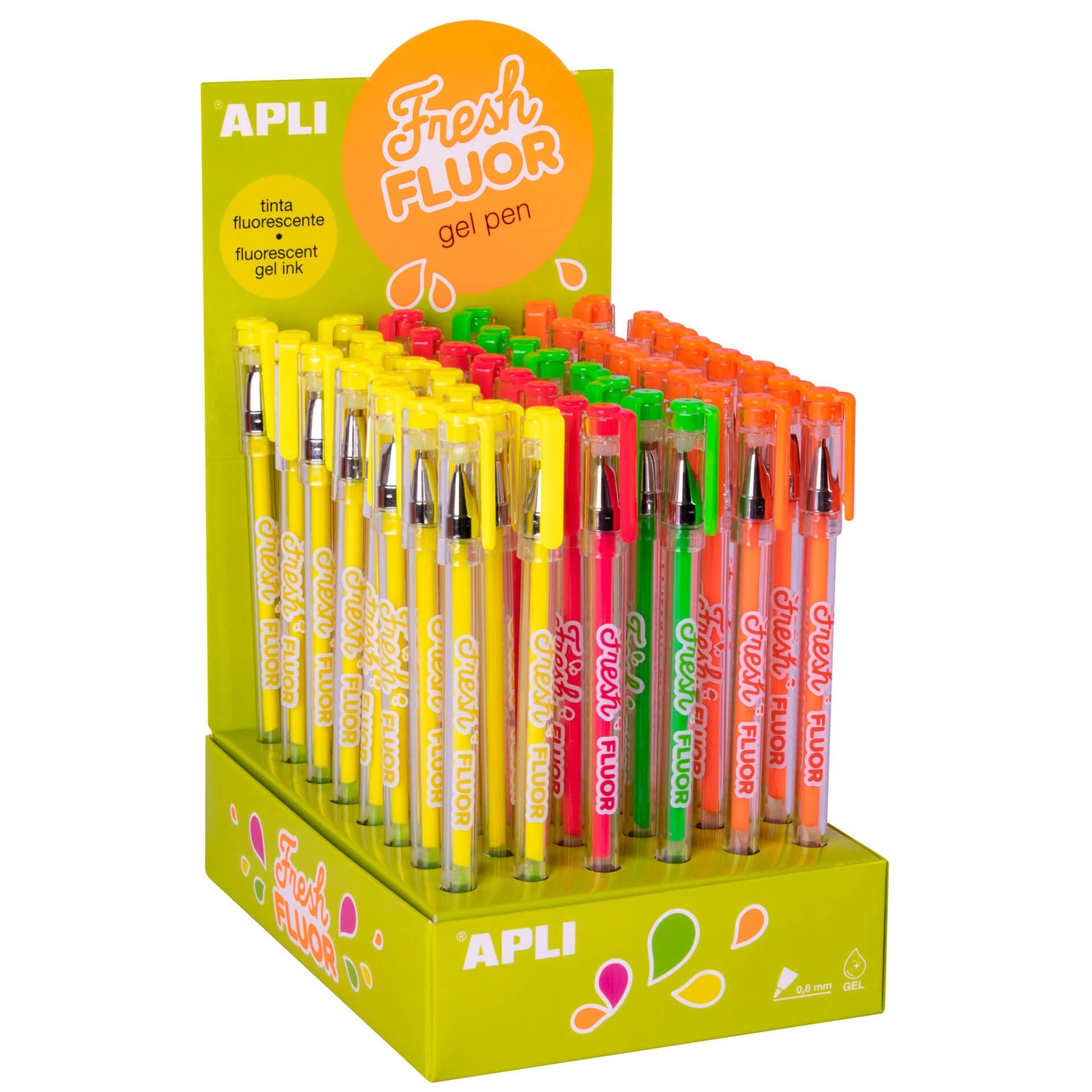 APLI Fresh Fluor Yeşil Neon Jel Kalem
