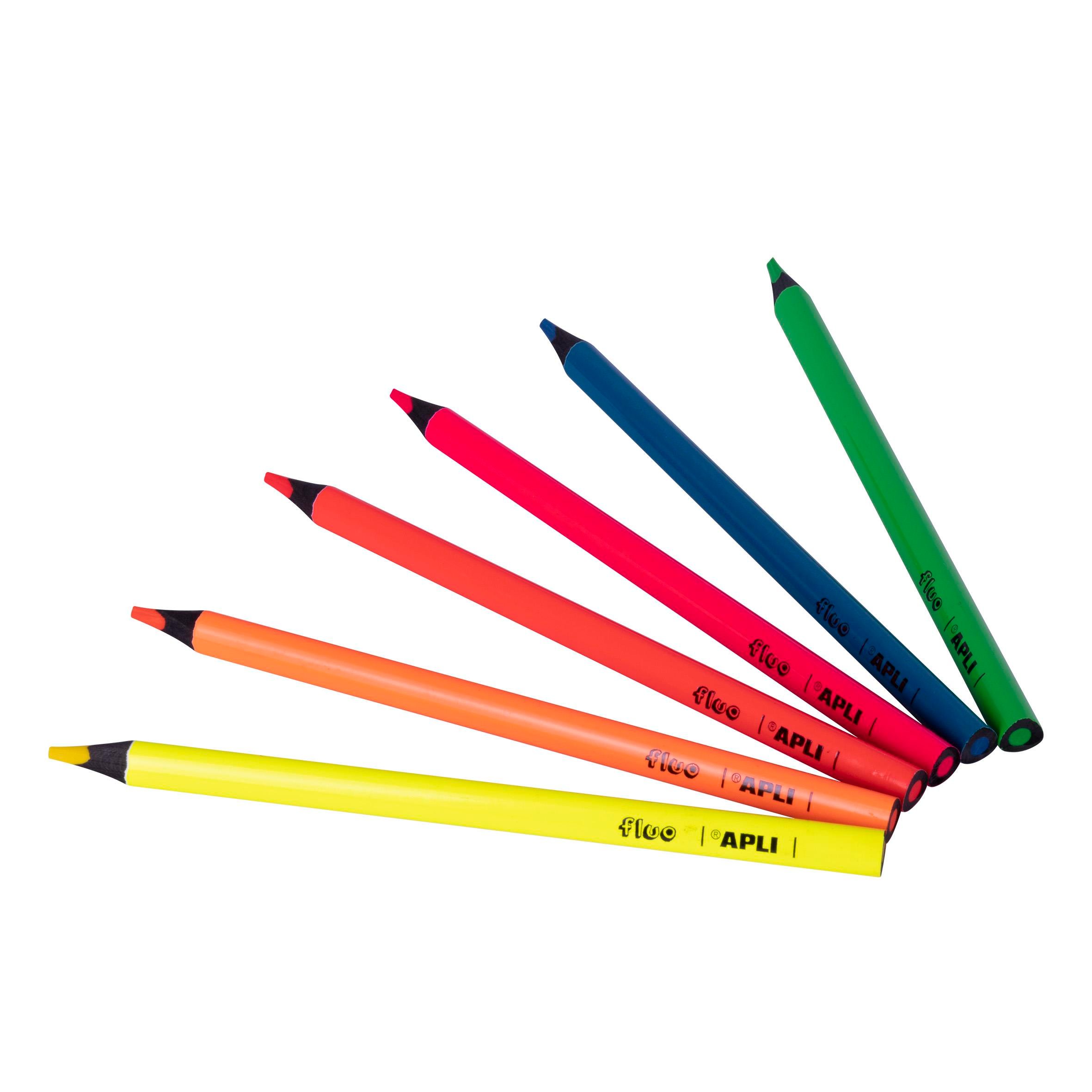 Apli Neon Renkler Jumbo Kalem Seti