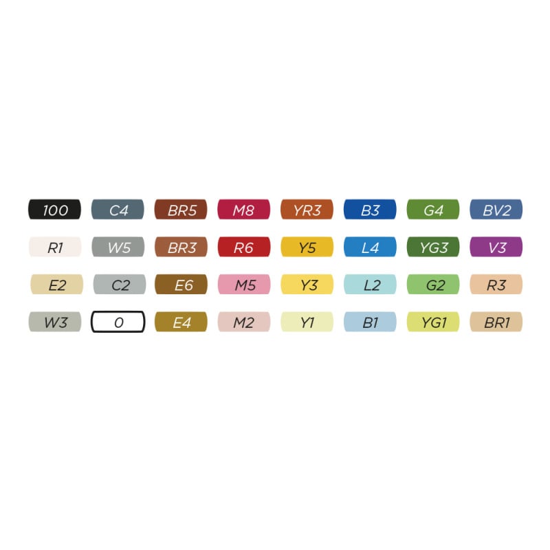 CARİOCA PLUS SKETCH MARKER ÇİFT TARAFLI ÇİZİM KALEMİ 32 RENK