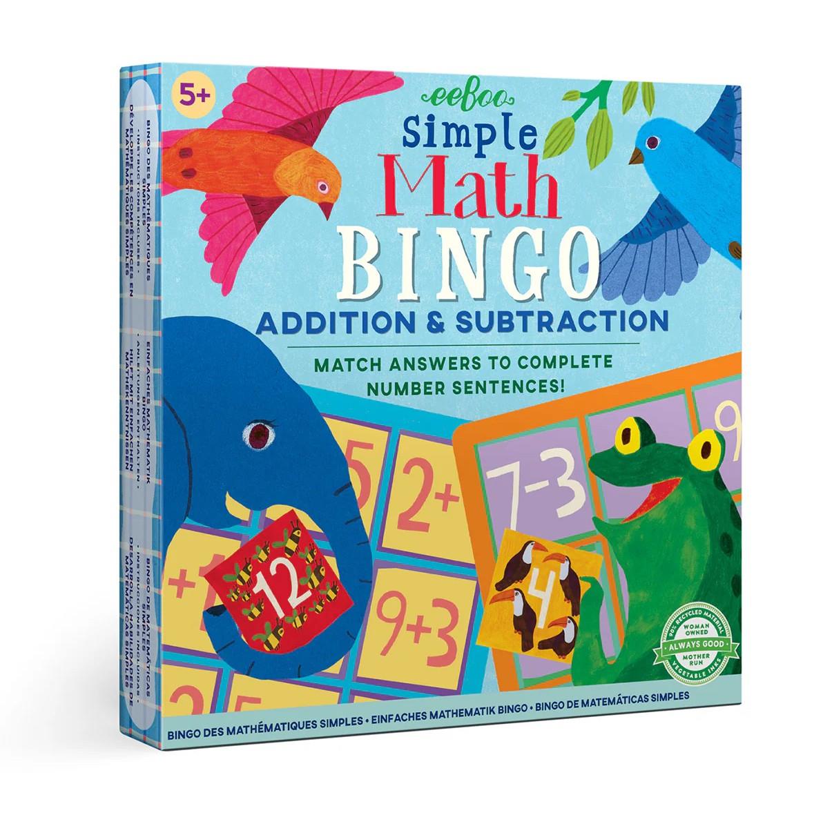 Eeboo Simple Math Bingo