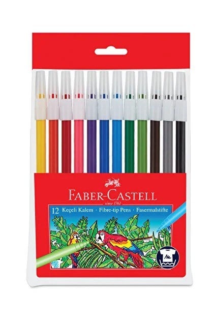 Faber Castell Keçeli Kalem 12'li