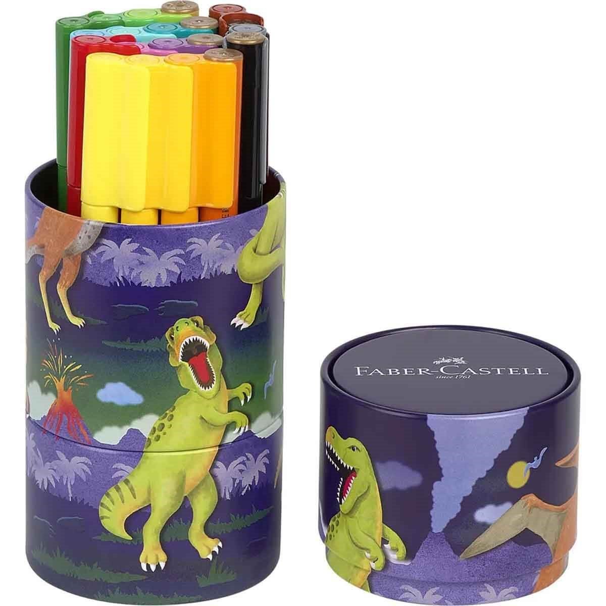 Faber-Castell Yıkanabilir Dino Keçeli Kalem 20'li