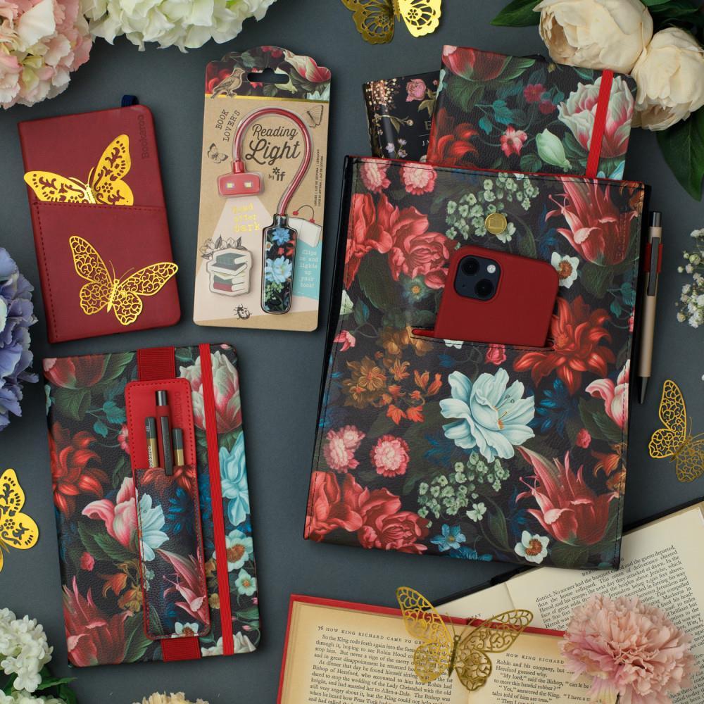 IF Bookaroo A5 Notebook Journal Çizgili Defter -Dark Floral