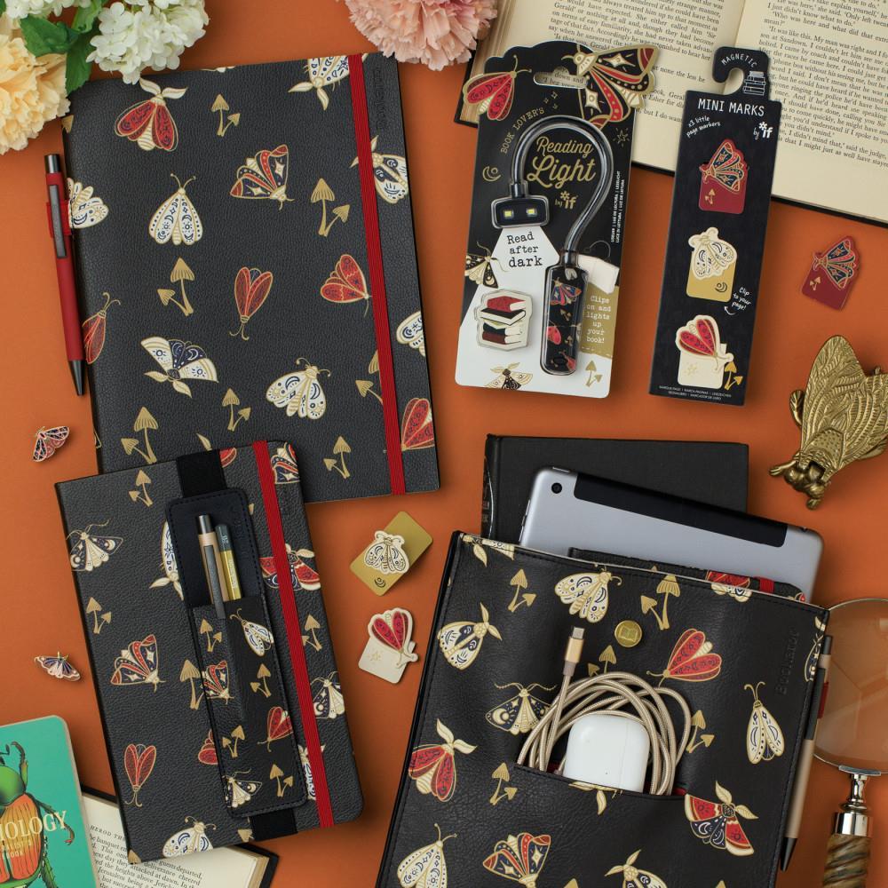 IF Bookaroo Bigger Things Notebook Journal Çizgili Defter - Dark Moth