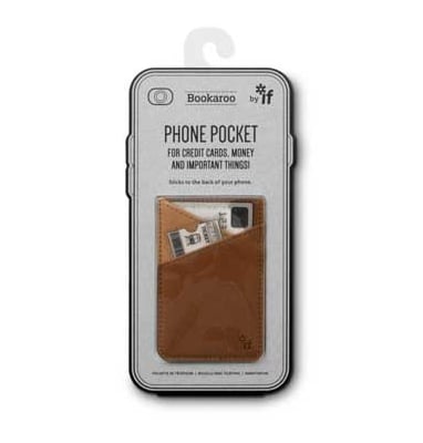 IF Bookaroo Phone Pocket Telefon Kartlığı - Brown 