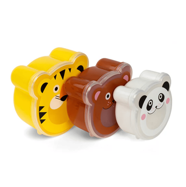 Kikkerland Kidoki Snack Boxes 3'lü Beslenme Kutusu