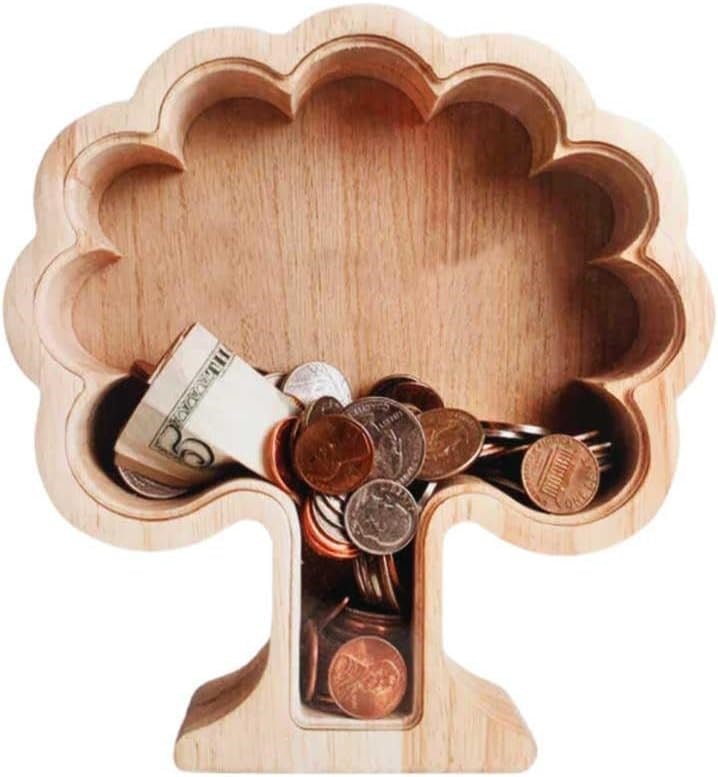 Kikkerland Money Tree Kumbara Ahşap