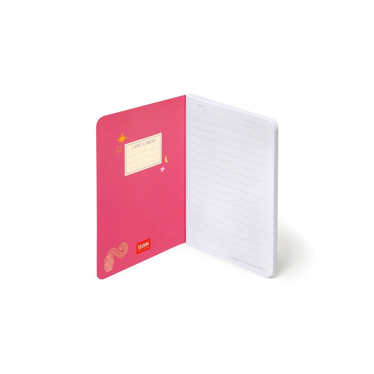 Legami A6 Çizgili, Resimli Sert Kapaklı Defter - Zodyak