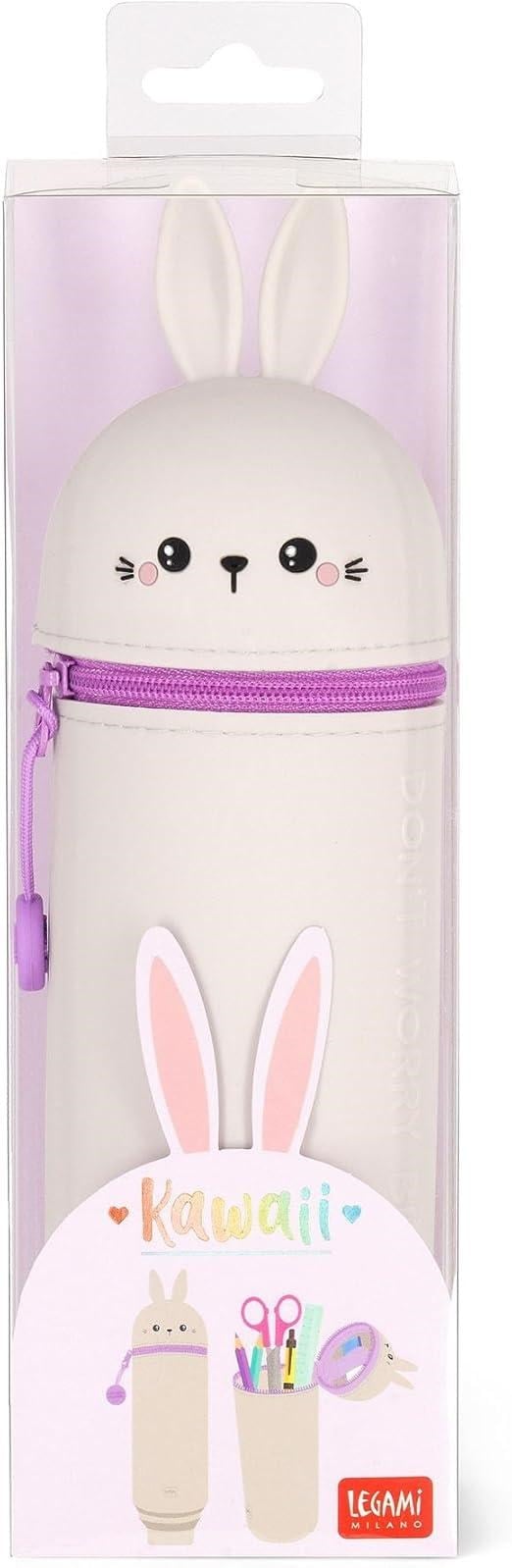 Legami Kawaii 2'si 1 Arada Yumuşak Silikon Kalem Kutusu