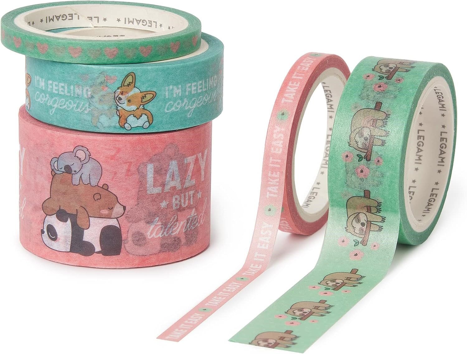 Legami Panda Washi Tape Set 
