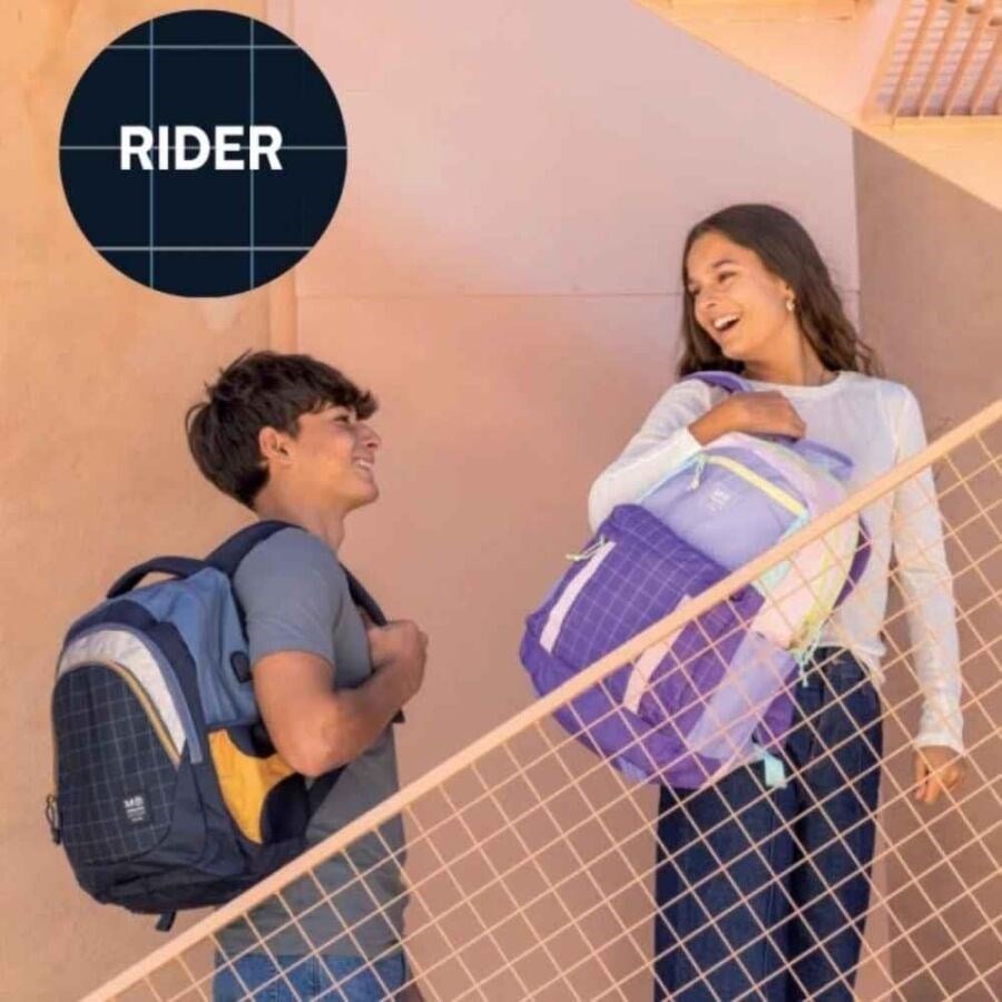 Miquelrius Çanta Berlin Rider Siyah Sarı Recycled