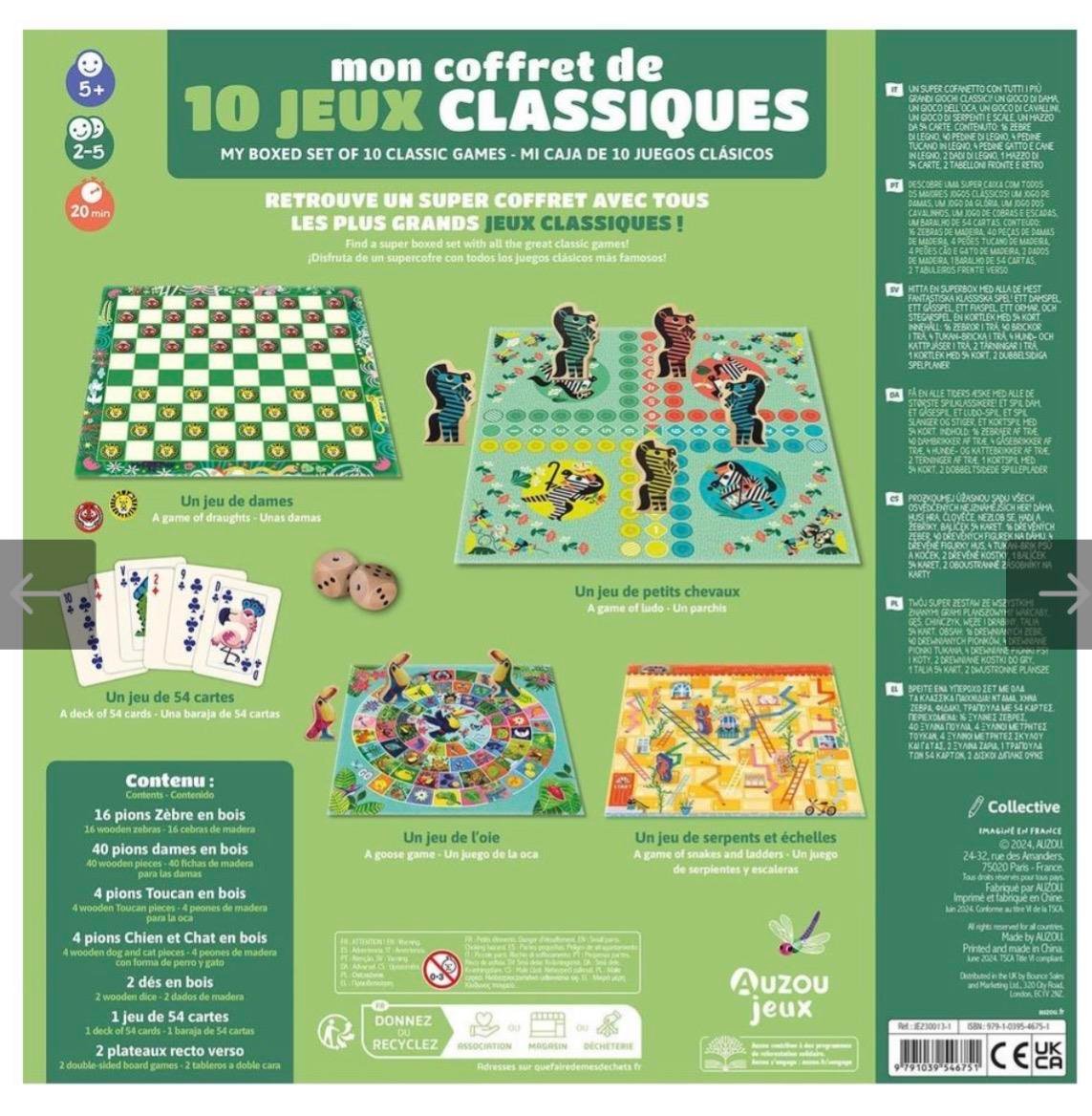 My Boxed Set Of 10 Classic Games