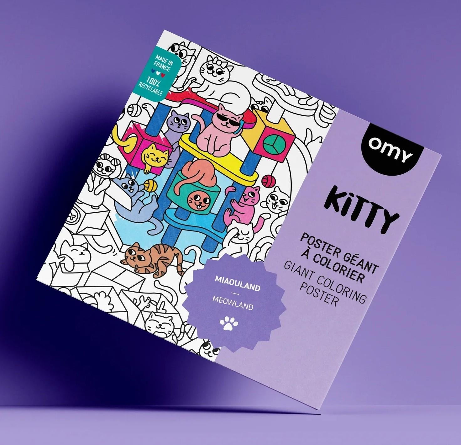 OMY Coloring Poster - Kitty