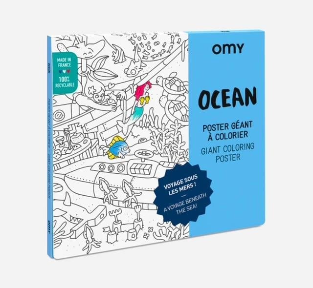 OMY Coloring Poster - Ocean