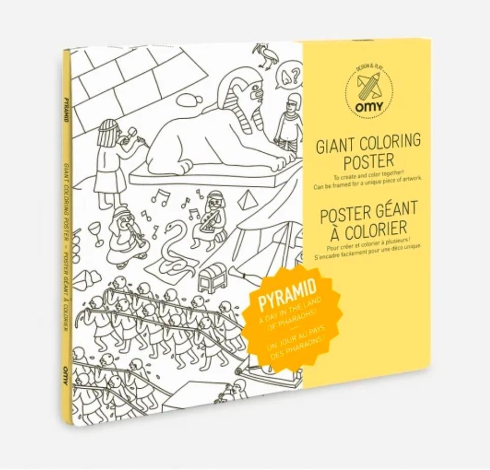 OMY Coloring Poster - Pyramid