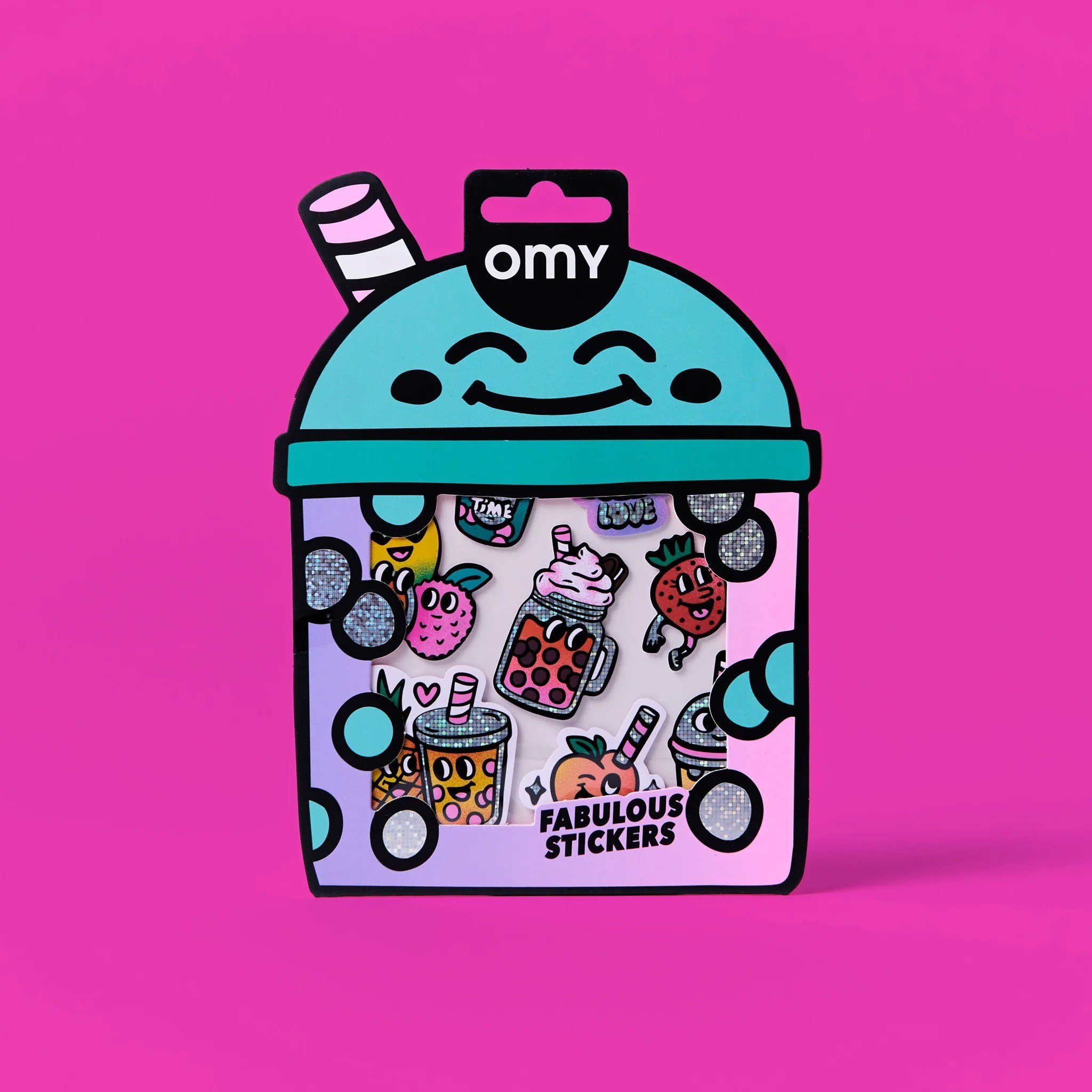 OMY Fabulous Vinil Çıkartmalar - Bubble Tea