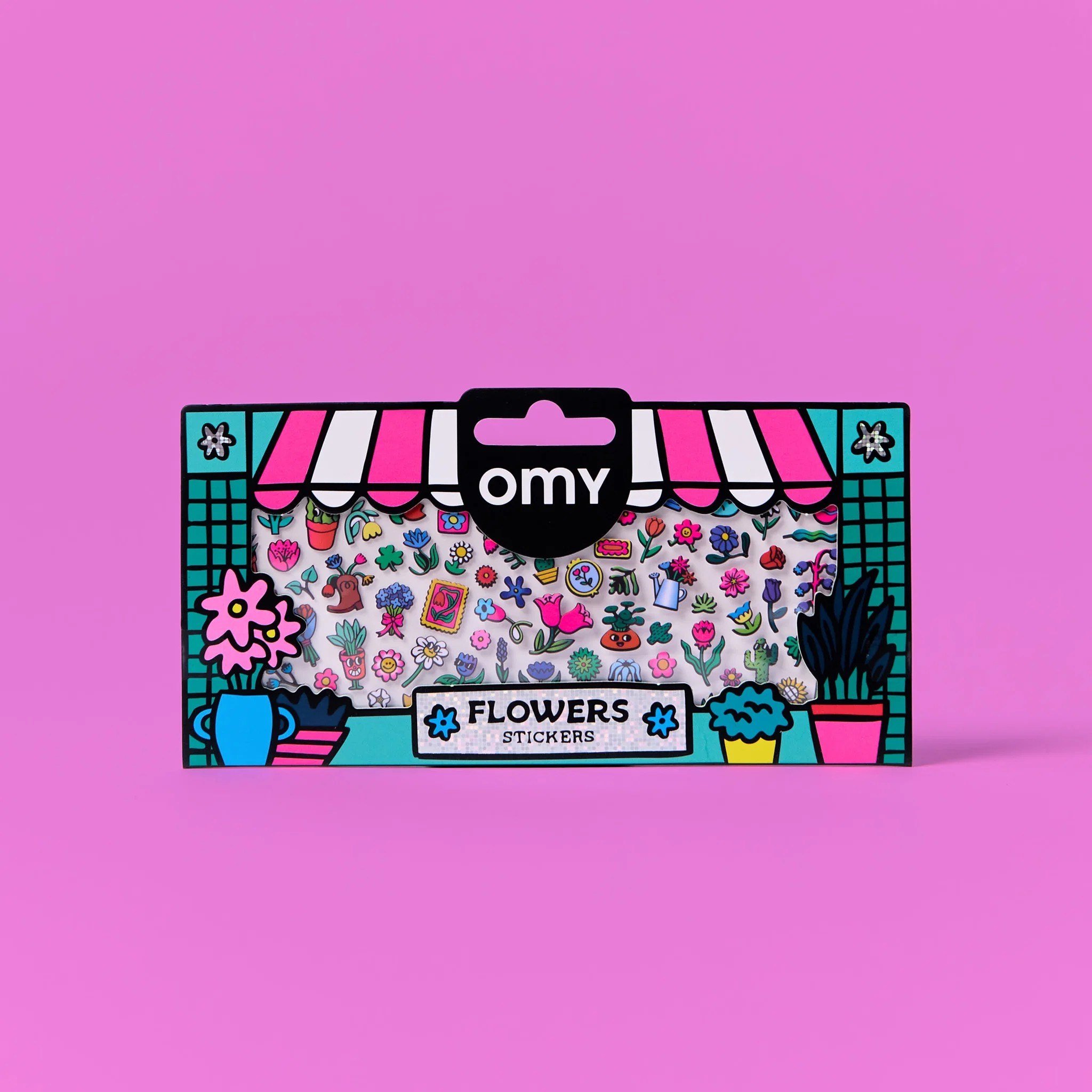 OMY Fabulous Vinil Çıkartmalar - Flower Shop