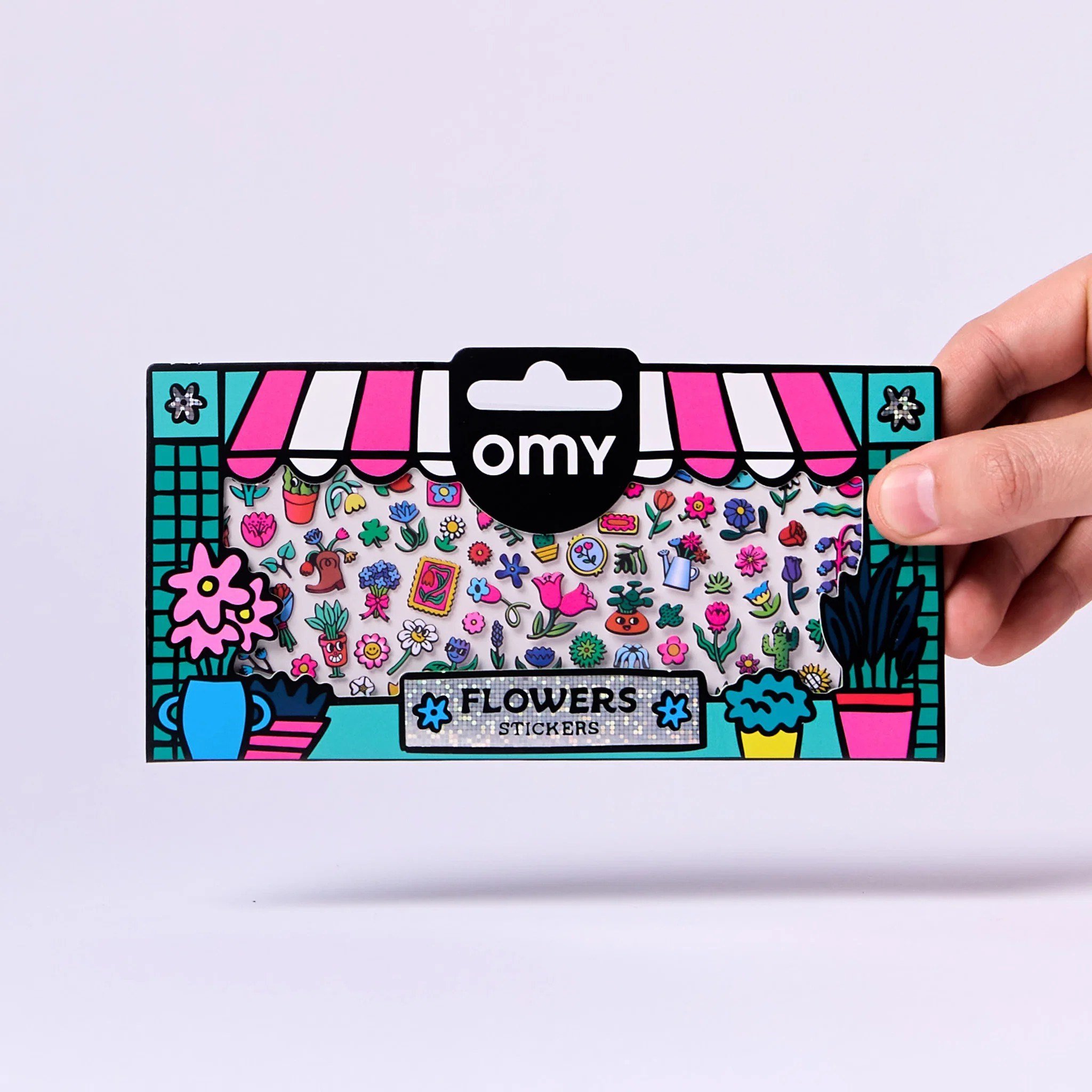 OMY Fabulous Vinil Çıkartmalar - Flower Shop