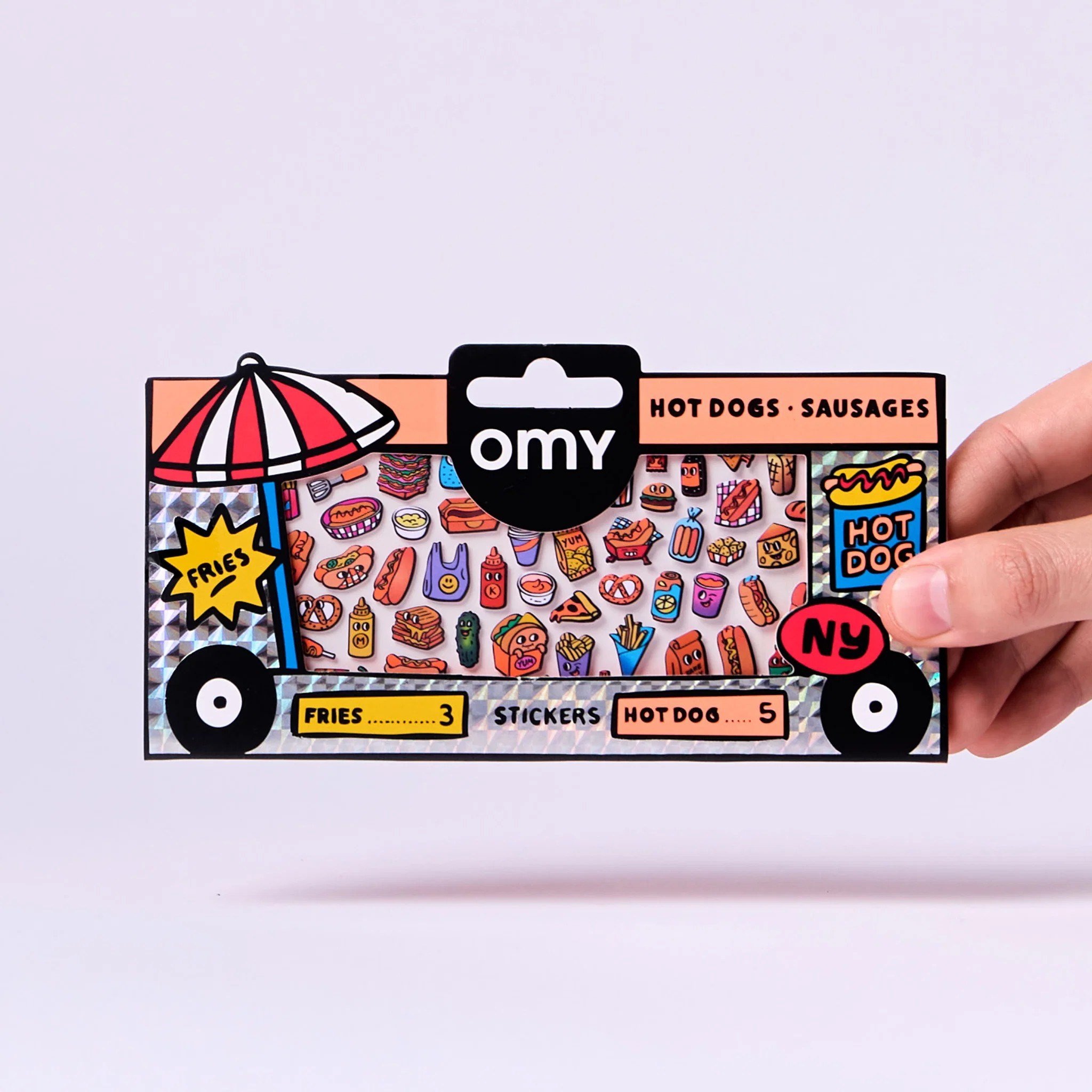 OMY Fabulous Vinil Çıkartmalar - Hot Dog